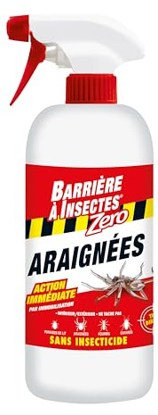 Barriere a Insectes Spécial Araignées Zero Insecticide - Pret a l'Emploi 1 L