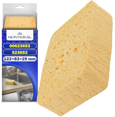 Svamp för matlagningsplatta, diskmaskin, ångkokare, ångugn, ångbåt 122 x 83 x 29 mm med originalkod 00623653 623653 för Bosch för Balay för Siemens för Neff - MONTERAL
