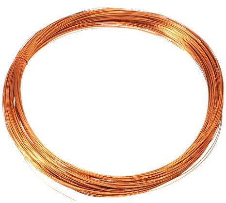 sourcing map Magnet Kabel Kupferlackdraht Wicklung Spule 0,17mm Durchmesser 66 Länge