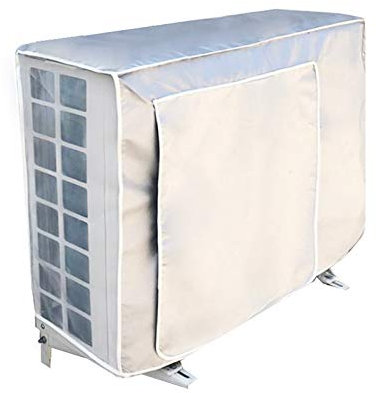 Stecto Couverture de climatiseur de fenêtre de Couverture de Protection UV imperméable Anti-poussière pour la Maison, Facile à Nettoyer