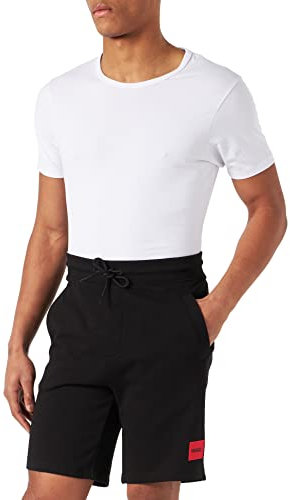 HUGO Herren diz222 Jersey Shorts, Black001, S EU