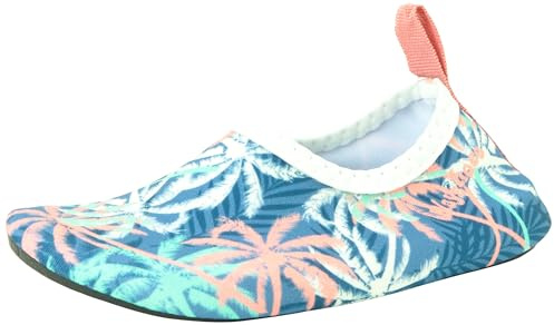 Playshoes Barfuß-Schuhe Unisex Kinder Wassersportschuh, Palmen, 20/21 EU