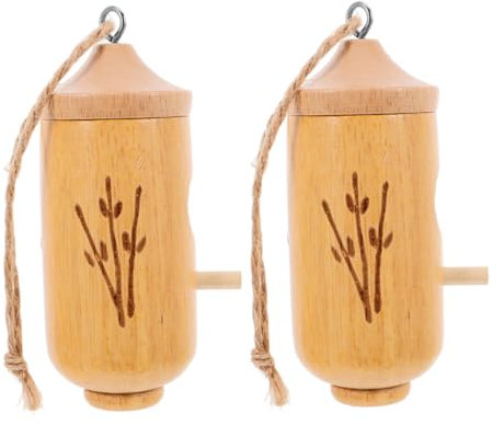 DIKACA 2er Set Hummelhäuser Für Den Außenbereich Hängende Vogelhäuser Als Gartendekoration Ideal Für Die Fütterung Von Wildvögeln Wetterfest Und Langlebig