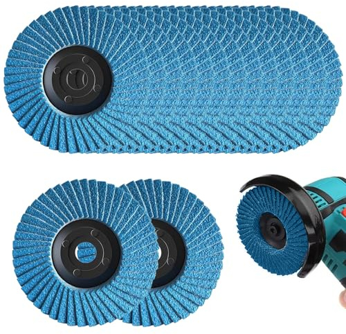 15 PCS Flap Discs 76mm Grinding Discs 80 Grit Angle Grinder Sanding Disc for Angle Grinders to Sanding Grinding Metal Wood
