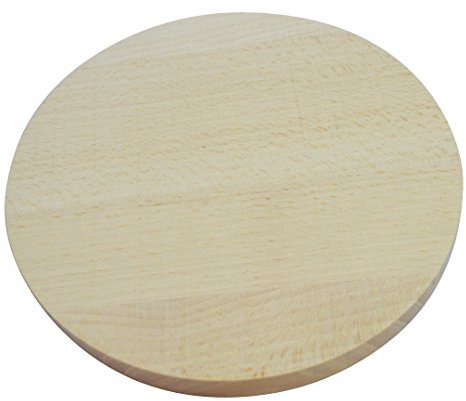 Round Circular Wooden Chopping Board Cutting Pizza Wood Double Sided 15 cm