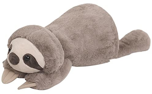 Vesone Weiche Gewichtete Kuscheltiere Süßes Plüschkissen Plüschpuppen Spielzeug Gewichtete Plüschserie Kuscheltierfiguren, Fuchs, Krokodil, Faultier Matschiges Plüschtier, Kissengeschenke 45 cm