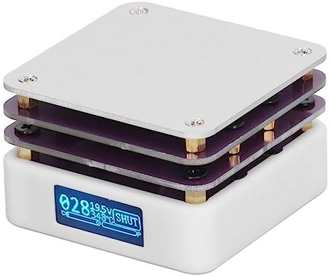 Ejoyous - Mini plaque chauffante pour souder, plaque chauffante électrique avec écran OLED, préchauffage PCB, station de préchauffage de soudure