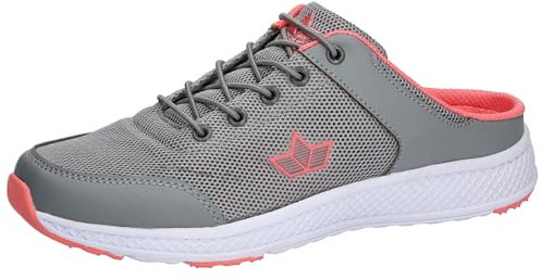 Lico Unisex Follow Clogs, Grau/Rosa, 39 EU