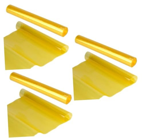 ULTECHNOVO 3 Stücke Automotive Scheinwerfer Tönung Film 30 * 120cm Auto Nebel Licht Film Einfach Keine Gelb