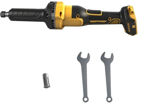 Smerigliatrice dritta a batteria, levigatrice dritta professionale, 4 velocità variabili per levigatura, lucidatura, incisione (senza batteria) (compatibile con DeWalt)