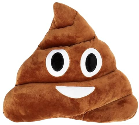 TIVUNORON 35cm Cacca Cuscino Peluche, Cuscino Peluche Poop, Adorabile Peluche Cacca, Cuscino delle Emozioni, Pupazzo Creativo, Cuscino Decorativo Divertente, Regali per Amici e Bambini