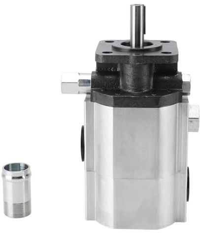 XGOUGUAAU Bomba para astilladora de Troncos, Bomba para astilladora de Madera con rotación en Sentido horario de 3600 RPM, Bomba hidráulica de Alto Flujo de 10,2 GPM en aleación de Aluminio