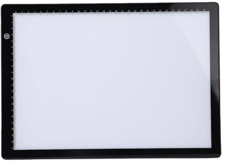 Asixxsix Slide Viewer Light Box, Ultra Thin Light Pad-skanner med Oändlig Ljusstyrkajustering, Dubbelsidig LED-design för Skanning Av Filmnegativ och Diabilder
