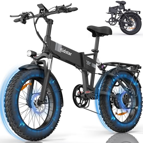 YVY H20 Vélo Électrique Pliable, Autonomie 120km, Batterie Amovible 48V 15Ah, Moteur 80Nm, 20 Fat Bike Électrique, VTC 7 Vitesses, E-Bike Double Suspension, Double Disque, Écran LCD