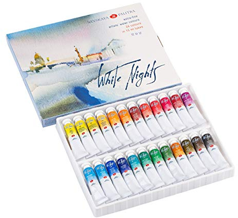 St Petersburg White Nights : Watercolour Paint : 10ml : Set of 24