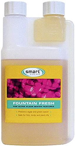 Garden Mile Pond, Fountain Water Cleaner, Algae Treatment and Prevention Liquid, Use Diluted For Ponds Water Features, Non Toxic Not Fish Safe, Indoor Outdoor(Water Treatment)