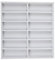 Joyzan Sonnenbrillen Aufbewahrung, 12Gitter Sonnenbrillenhalter Brillenbox Brillen Organizer Aufbewahrungsbox Schmuckaufbewahrung Reise Brillenaufbewahrung Ständer Schmuck Schmuckständer Uhren