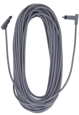 Câble de Remplacement Satellite Rectangulaire, 75 Pieds, Gris, étanche, Connexion Stable et Ininterrompue pour Routeur de Remplacement de Cordon, Accessoires