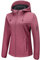 Outdoor Ventures Veste softshell imperméable et respirante pour femme - Veste demi-saison coupe-vent - Veste fonctionnelle avec capuche, rouge clair, XL