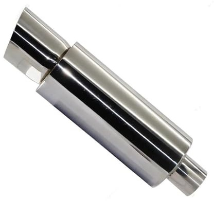 DZSLLOOI Embouts D'éChappement Tuyau D'échappement Droit Voiture Tuyau Queue Silencieux Interface Universelle en Acier Inoxydable 51 63 76MM Extrémité D'échappement. Tuyau Déchappement(Bevel S 63mm)