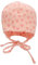Sterntaler Mädchen Beanie Mütze - Herzen Design, Babymütze aus Baumwolle Mit Bindeband - Rosa, Größe 35