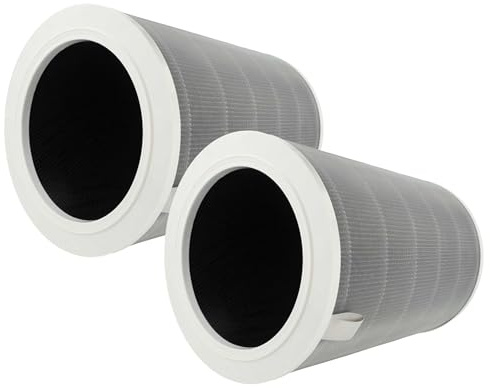 vhbw 2x HEPA Filter kompatibel mit Xiaomi Mi Air Purifier 2H, 2S, 3H, Pro, 2, 3, 2C, 3C Luftreiniger - Ersatz-Filter