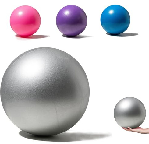 SHANGFENG Pilates Ball Exercise Ball Core Fitness Bender Yoga Balance Stability Fitness Ballet Physical Therapy Anti Burst Birthing Ball Birth Recovery Plan (gray)