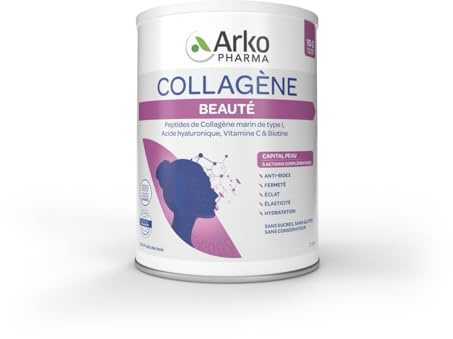 Arkopharma - Collagène Beauté 260 g | Peau - Rides - Élasticité - Fermeté - Éclat - Hydratation | 260 g