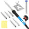 Soldering Iron Kit, Portable Soldering Iron Adjustable Temperature 200-450℃ Welding Tools with 5 Solder Tips, 10g Solder Wire, Stand, 60W Solder Kit Soldering Irons Set for DIY Welding Repairing