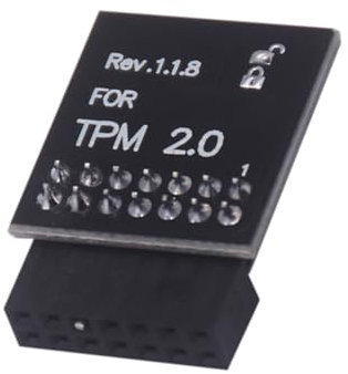 Vexebnular Module de sécurité LPC 14 broches avec plateforme sécurisée TPM2.0 pour la sécurité des systèmes LBEBUCHTE