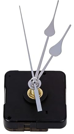 LifgWas Mecanismo Movimiento Reloj Cuarzo silencioso Mecanismo Reloj de Pared Clock Mechanism Kit de Reparación de Reloj para Creaciones de Reloj DIY y Proyectos Artesanales