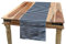 ABAKUHAUS Marine Tischläufer, Seil-Streifen-Muster, Esszimmer Küche Rechteckiger Dekorativer Tischläufer, 40 x 225 cm, Weiß und Blau