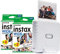 Fujifilm Instax Link - Impresora Ancha y 40 Disparos, Color Blanco Ceniza