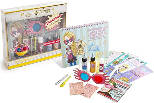 Harry Potter Wizarding World 3D-Scrapbook-Set für Kinder mit Luna Lovegood Spectrespecs