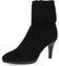 CAPRICE Damen Stiefeletten mit Absatz Memotion Elegant Trichterabsatz Weite G, Schwarz (Black Stretch), 38 EU
