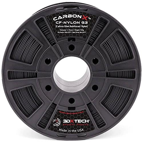 3D Xtech ASA3010750BK0 CarbonX CF-ASA Filament ASA UV-beständig, witterungsbeständig 1.75mm 750g Schwarz 1St.