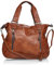 Emma and Kelly Montgomery - Shopper mit Teilelementen aus Leder (Caramel Cognac)