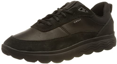 Geox U Spherica E, Sneaker Uomo, Nero, 42 EU