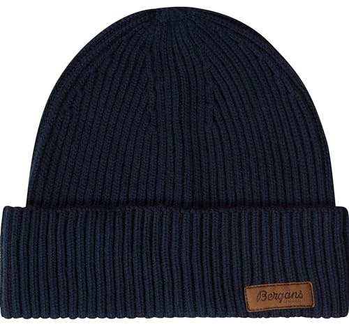Bergans Nordmarka Merino Mütze, Navy Blue, ONE Size