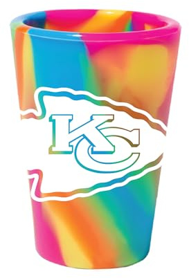 WinCraft Kansas City Chiefs snapsglas, 42,5 ml, hippie hop silikon