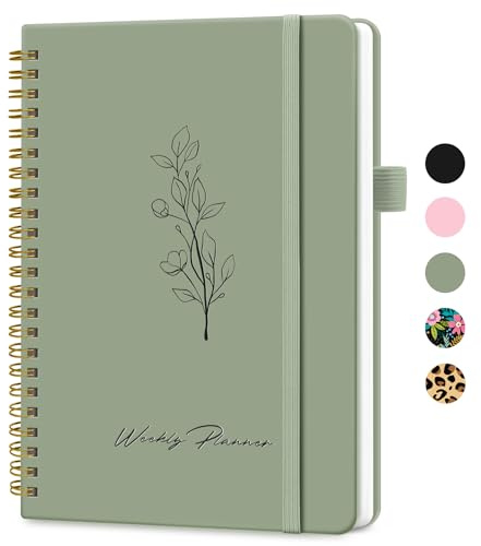 Taja Undated Weekly Planner, To Do List Notebook with Habit Tracker, A5