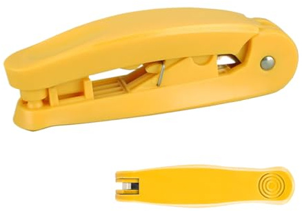 Stripper di filo di rete portatile, 4.33x1.38x1.06 pollici, pinze anti-slip per cavi LAN con taglierina punzonatura a telefono, computer, UTP, categoria 5 e 6 linee, strumento di installazione
