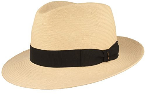 Original Sombrero Panamá | Sombrero de Paja Tejido a Mano en Ecuador con Correa Ancha Exterior – Protección Solar UV 80 – Resistente al Agua – Material Ligero y Transpirable.