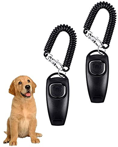 TODREMOU Hundepfeife Rütter Rückruf Hundepfeifen-Armband Hunde Pfeifen Pfeife Hund Hundepfeiffe Hochfrequenz, Hund-Klicker Hundeklicker Set
