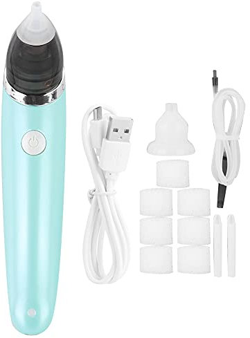 Baby Elektro Vakuum Nasensauger, USB Ohrenschmalz Entfernung Nasensauger Baby Staubsauger Starker Saug Elektrischer Nasen Reiniger Ohrenreiniger Ohrwach Entferner Ear Wax Babies Jugendliche Erwachsene