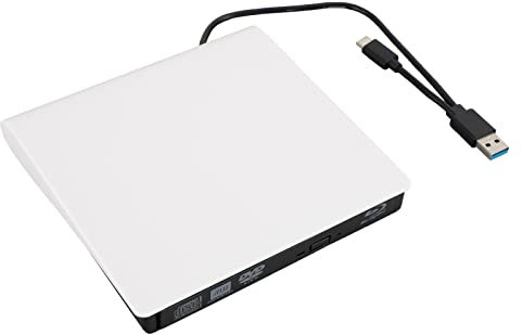 Topteng USB & Type-c 2 IN 1 External Blu ray Disc Writer + Reader BD CD DVD Drive USB 3.0