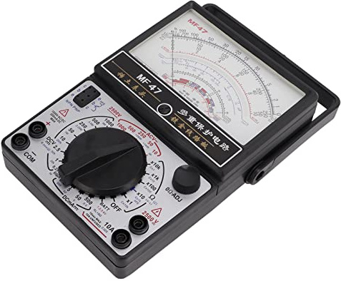 MF47 Mehrbereichs-Analog-Voltmeter, Multimeter mit Internem Magnetzeiger Hochgenaues Analog-Multimeter für die Industrie