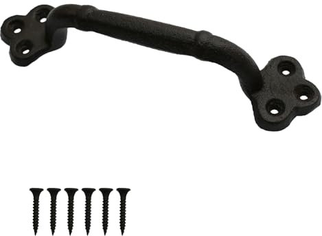 Aomhrek 1 Pezzo Maniglia Porta Esterna, Maniglia Classico Vintage, Maniglione Porta Esterna, Maniglia Porta Interna, Maniglia Robusta in Ghisa per Mobili, Adatto per Porte in Legno e Armadi