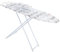 Bügelbrett Klein, Bügeltisch Höhenverstellbar, Bügelbrett Klappbar mit hitzebeständigem Bezug und Anti-Rutsch-Füßen, Bügelbrett für Dampfbügelstation, 107 x 30 x 78 cm