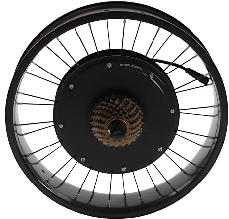 Queeucaer Kit de conversion pour vélo électrique 20 48 V 1500 W roue arrière (sauf batterie)